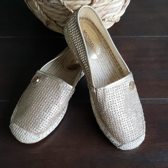 MICHAEL Michael Kors Shoes - Michael Kors Slip on shoe in Gold size 5